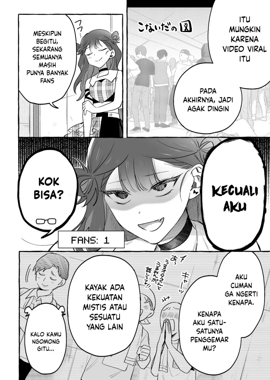 Damedol to Sekai ni Hitori Dake no Fan (Serialization) Chapter 31 Gambar 5