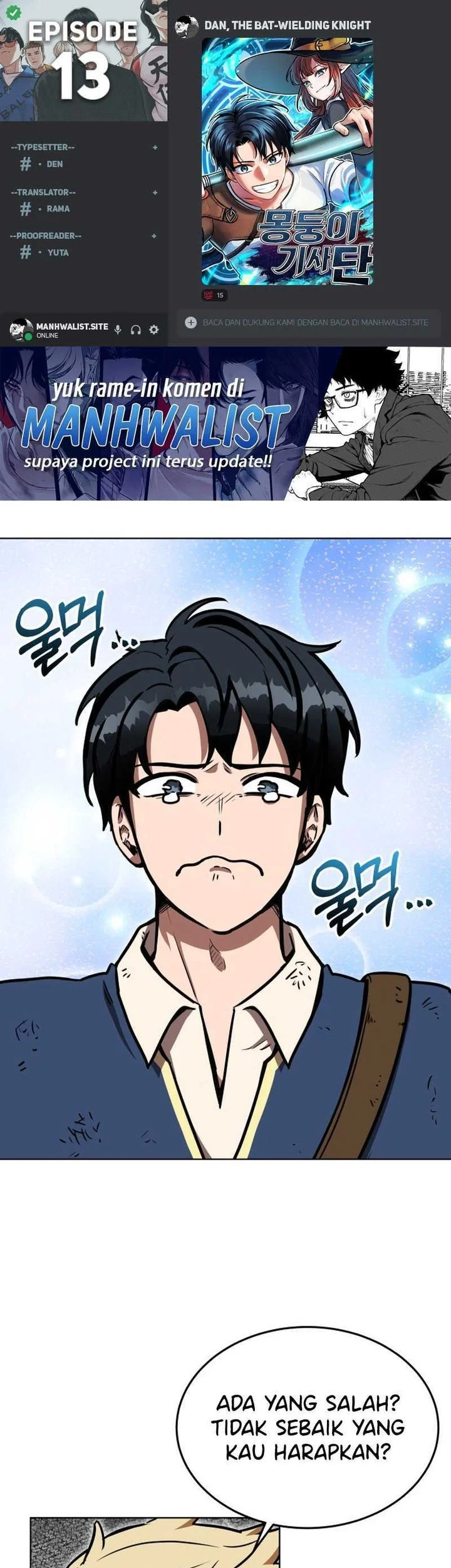 Komik Dan, the Bat-Wielding Knight Chapter 13 gambar 1