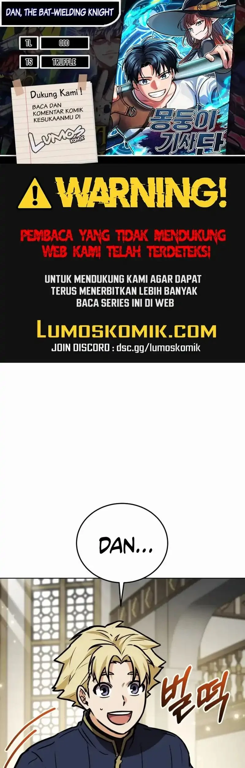 Komik Dan, the Bat-Wielding Knight Chapter 16 gambar 1
