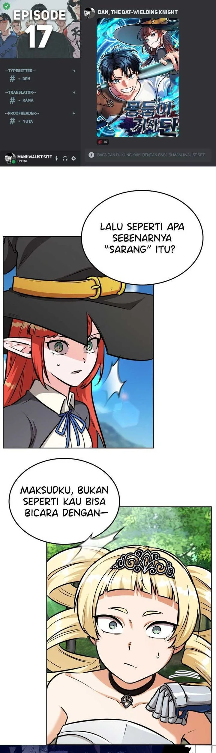 Komik Dan, the Bat-Wielding Knight Chapter 17 gambar 1