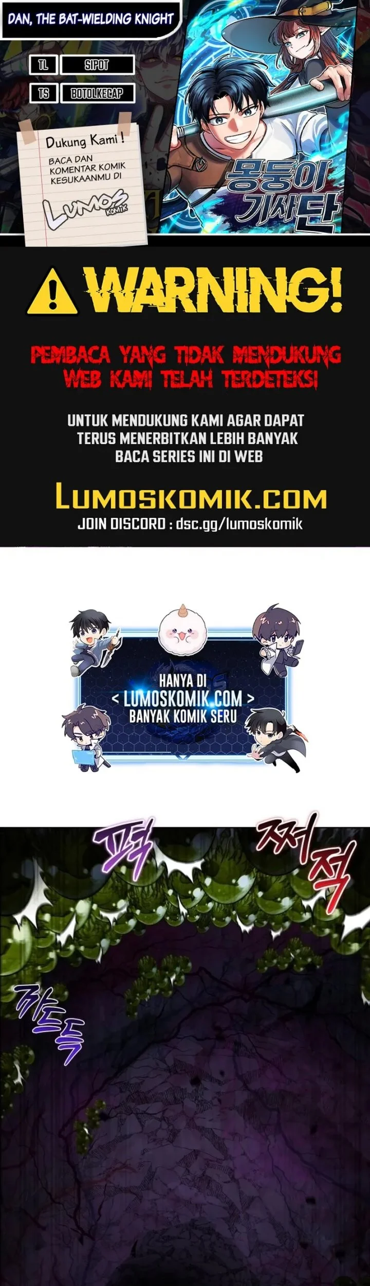 Komik Dan, the Bat-Wielding Knight Chapter 2 gambar 1