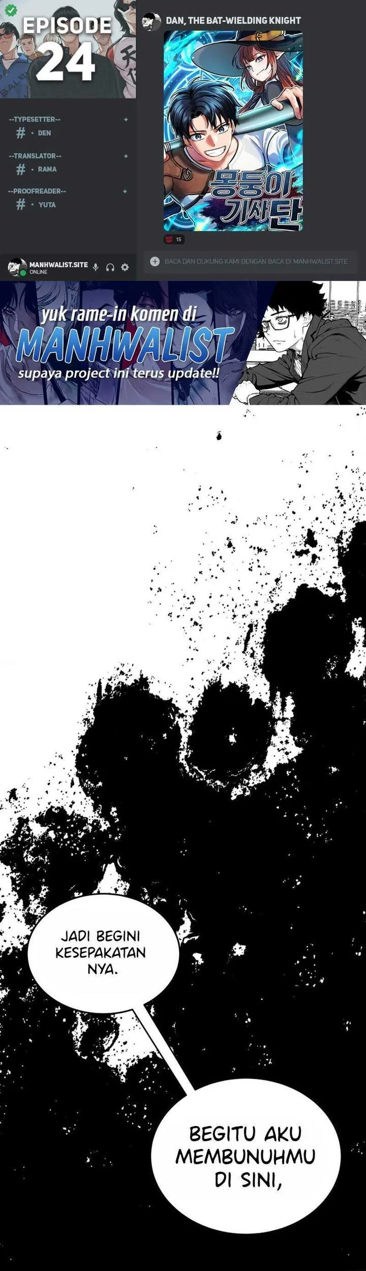 Komik Dan, the Bat-Wielding Knight Chapter 24 gambar 1