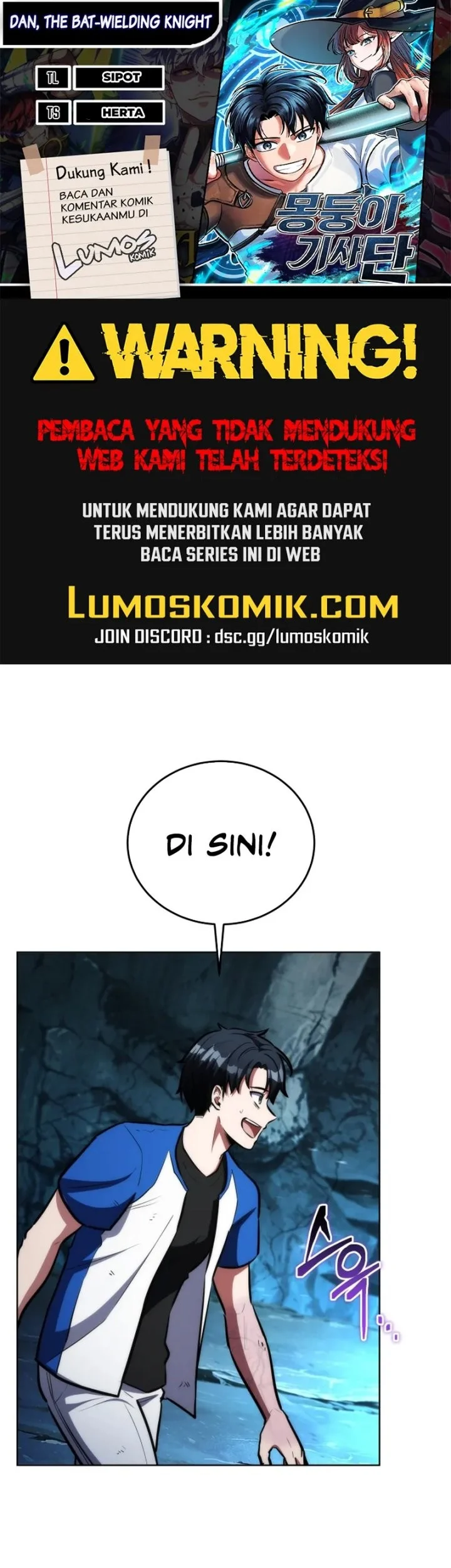 Komik Dan, the Bat-Wielding Knight Chapter 3 gambar 1