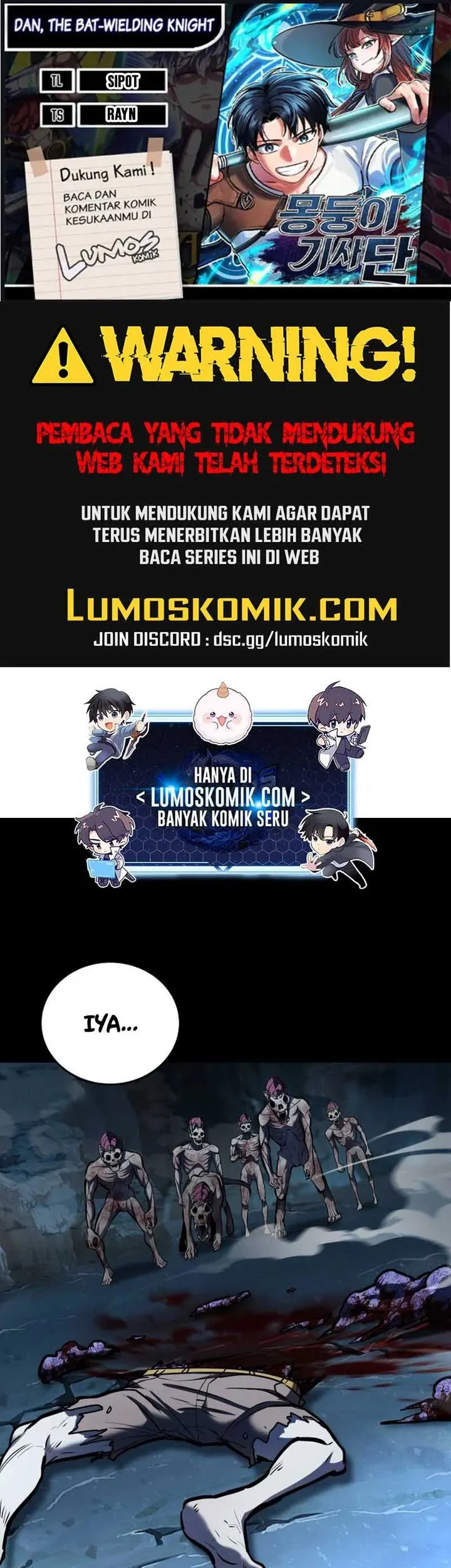 Komik Dan, the Bat-Wielding Knight Chapter 4 gambar 1