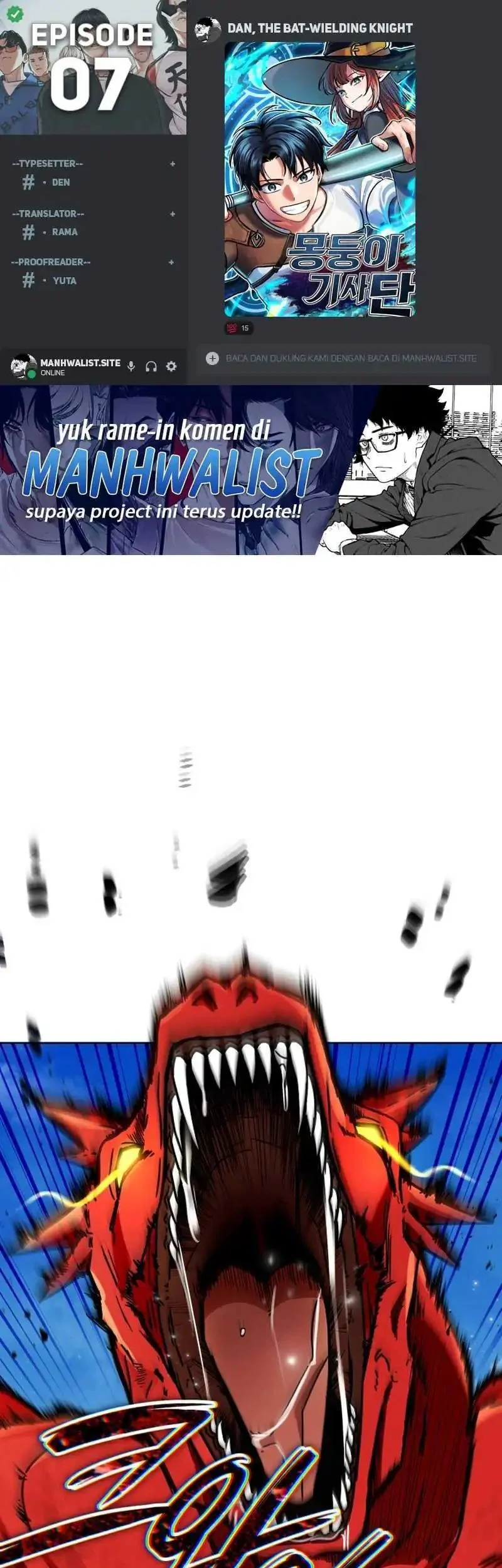 Komik Dan, the Bat-Wielding Knight Chapter 7 gambar 1
