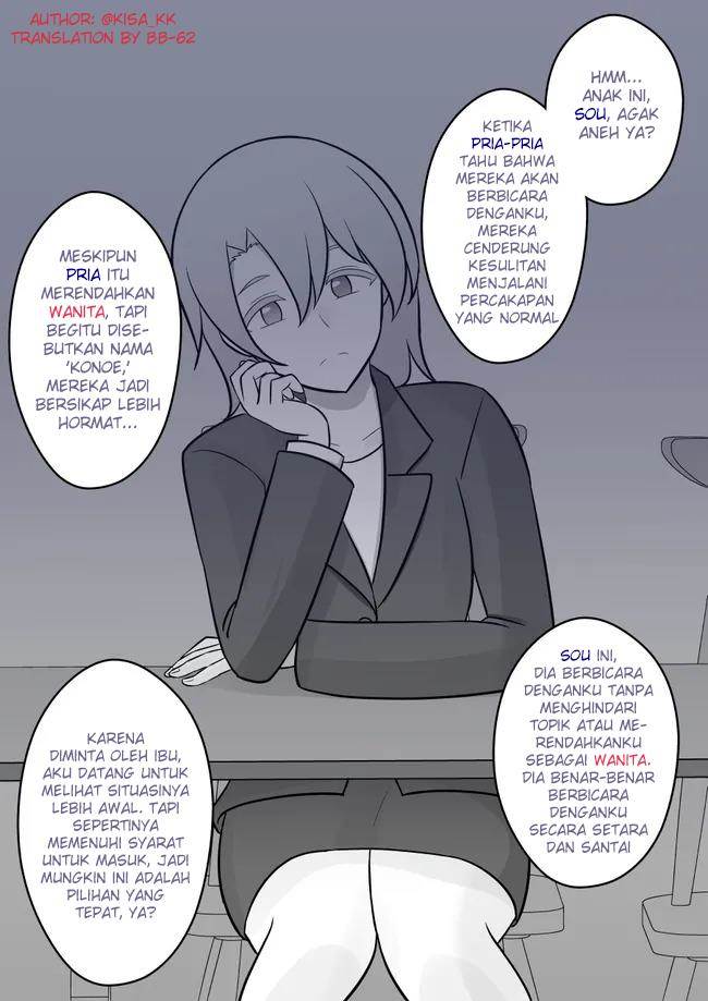 Baca Manga Danjohi 1:39 no Heikou Sekai wa Omoi no Hoka Futsuu Chapter 40 Gambar 2