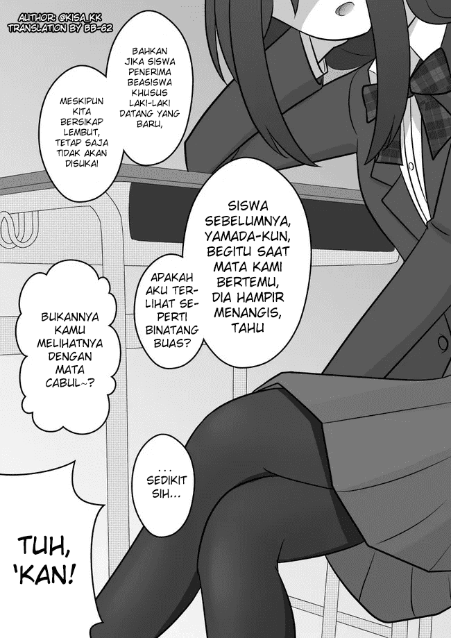 Danjohi 1:39 no Heikou Sekai wa Omoi no Hoka Futsuu Chapter 52 Gambar 3