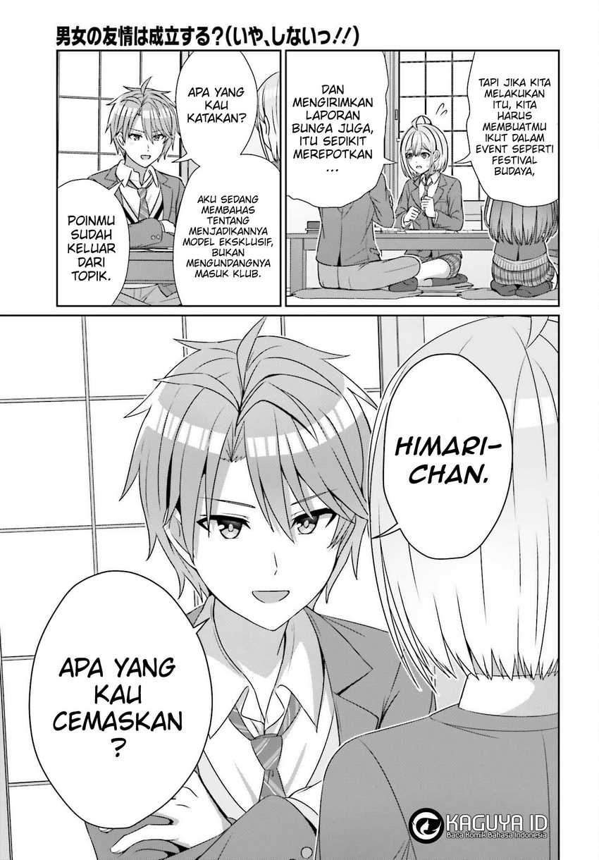 Danjou no Yuujou wa Seiritsu Suru? (Iya, Shinai!!) Chapter 22 Gambar 13
