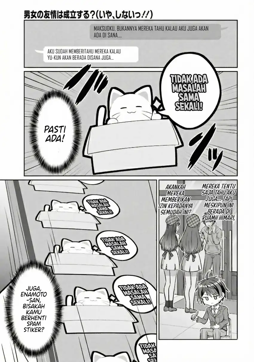 Danjou no Yuujou wa Seiritsu Suru? (Iya, Shinai!!) Chapter 37 Gambar 4