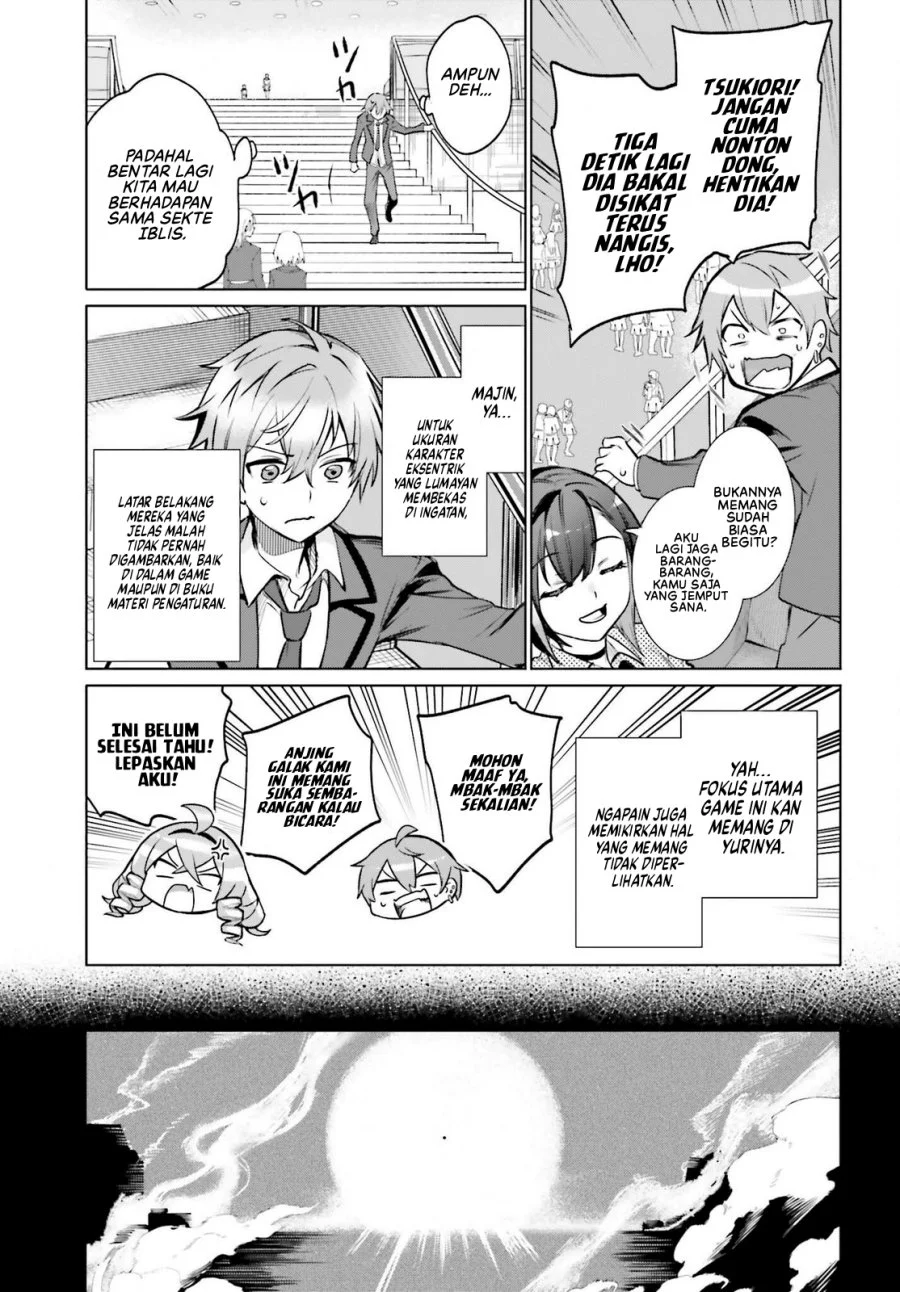 Danshi Kinsei Game Sekai de Ore ga Yarubeki Yuiitsu no Koto – Yuri no Ma ni Hasamaru Otoko to Shite Tensei shite shimaimashita Chapter 19 Gambar 16