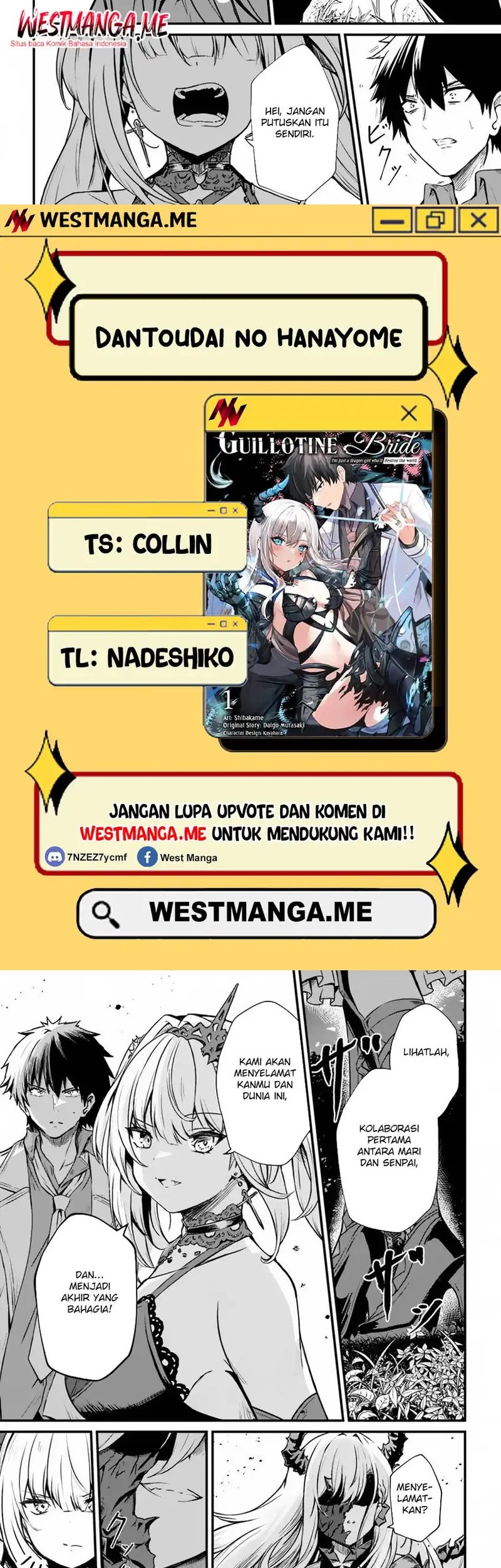 Baca Manga Dantoudai no Hanayome – Sekai wo Horobosu Futsutsuka na Tatsuki desu ga Chapter 13 Gambar 2