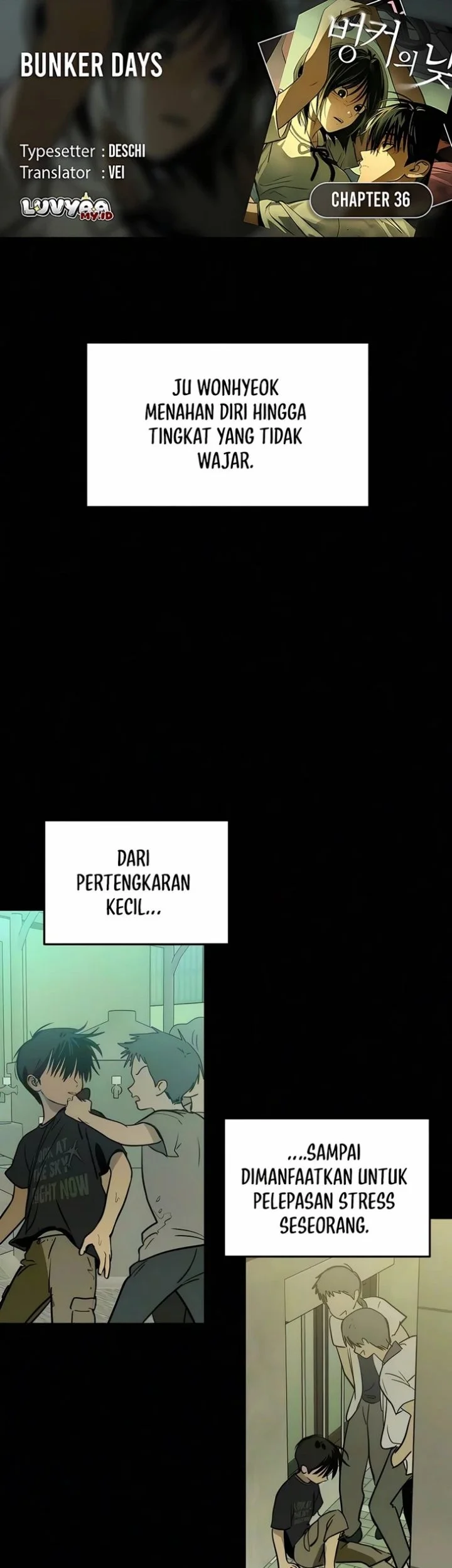 Komik Daytime in the Bunker Chapter 36 gambar 1