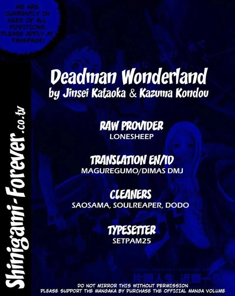 Deadman Wonderland Chapter 28 Gambar 46