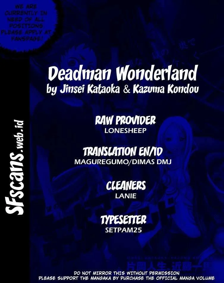 Deadman Wonderland Chapter 34 Gambar 42