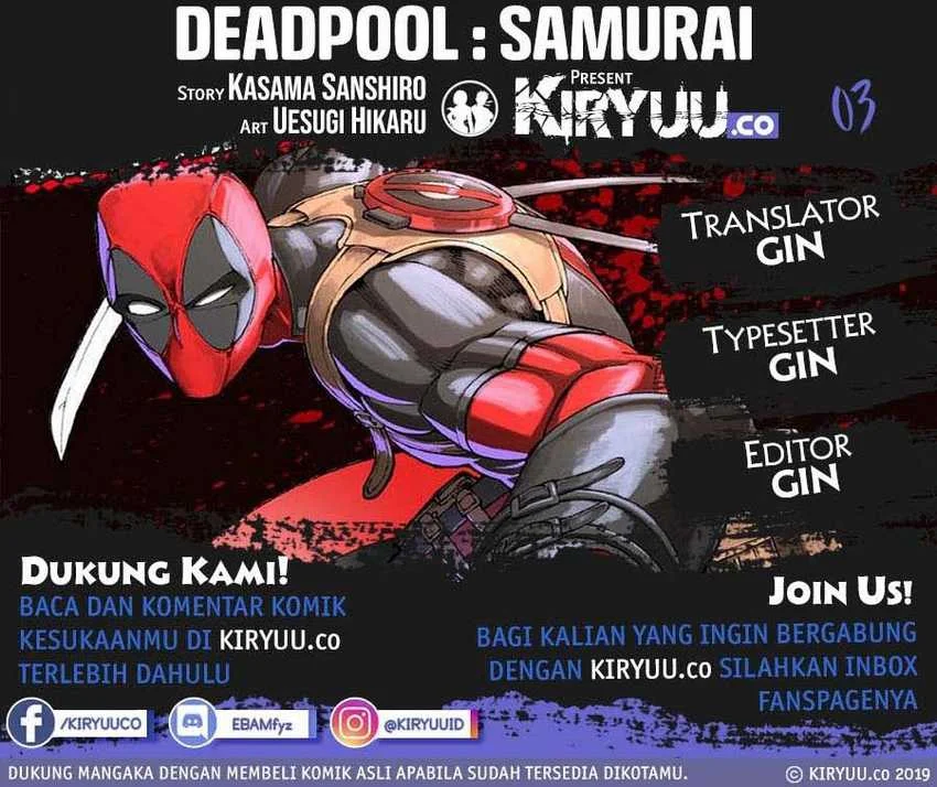Komik Deadpool: Samurai Chapter 3 gambar 1