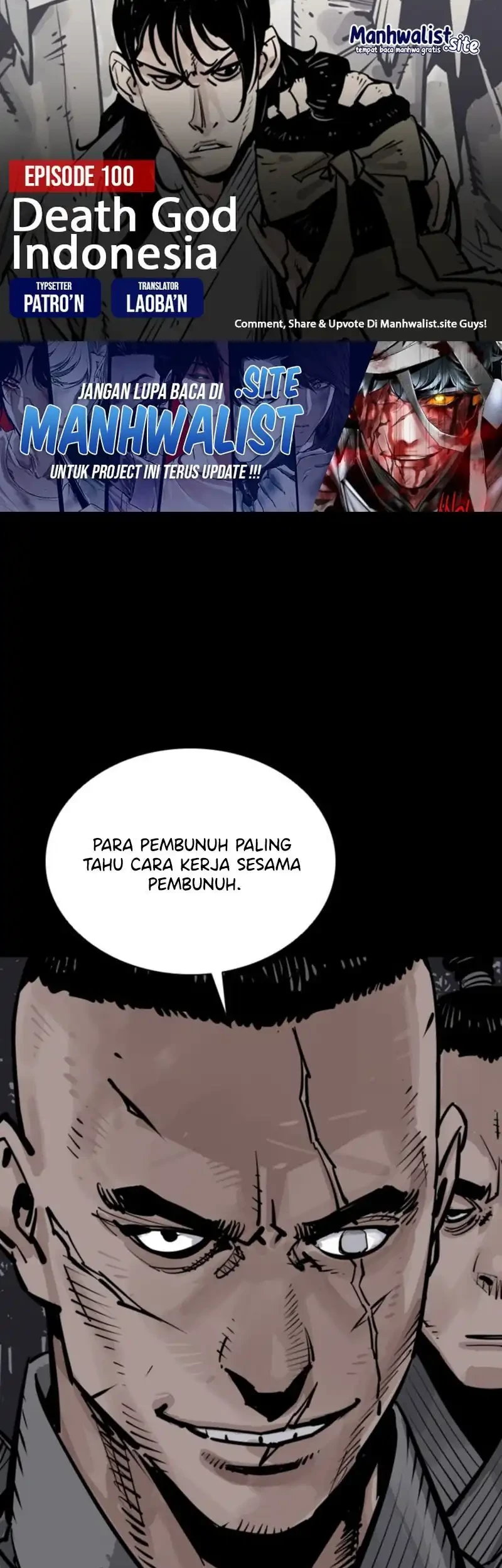 Komik Death God Chapter 100 gambar nomor 1