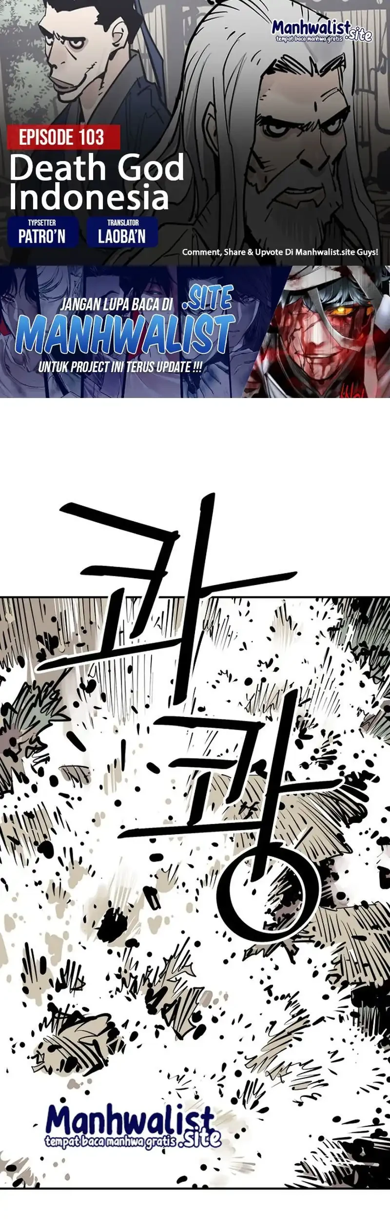 Komik Death God Chapter 103 gambar nomor 1