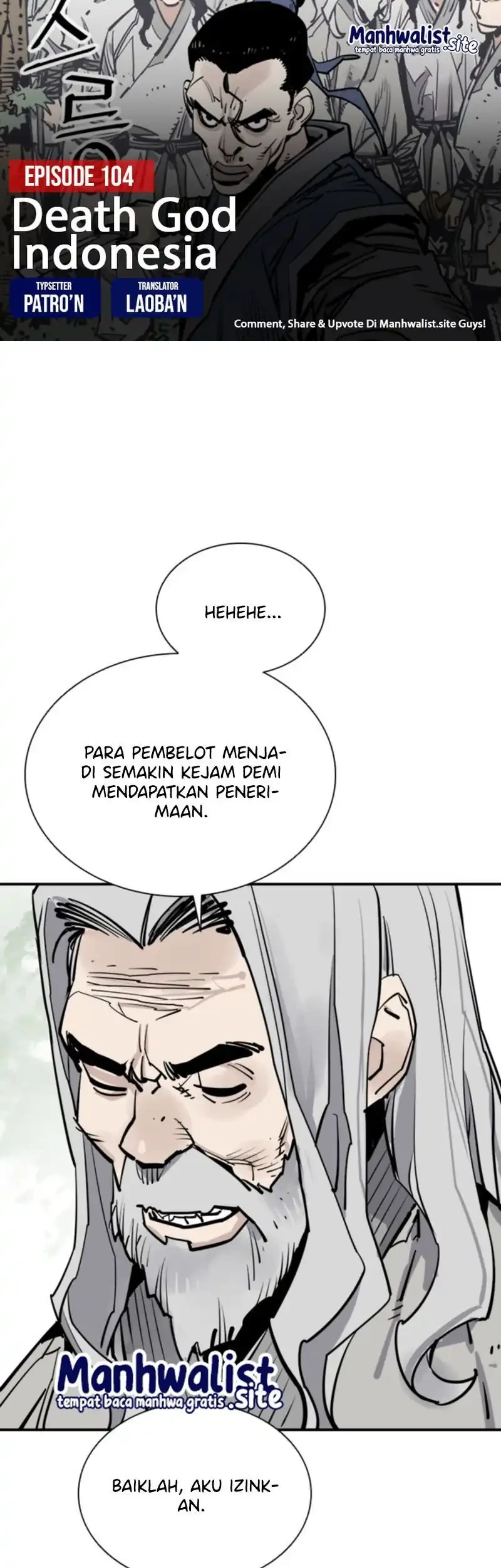 Komik Death God Chapter 104 gambar nomor 1