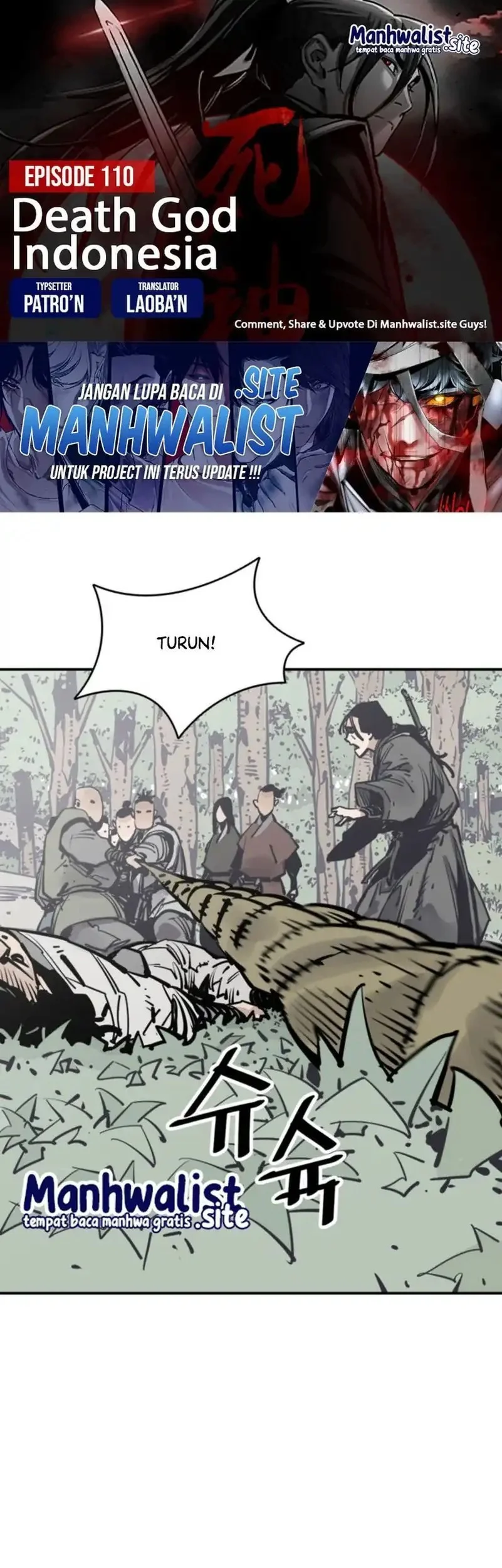 Komik Death God Chapter 110 gambar nomor 1