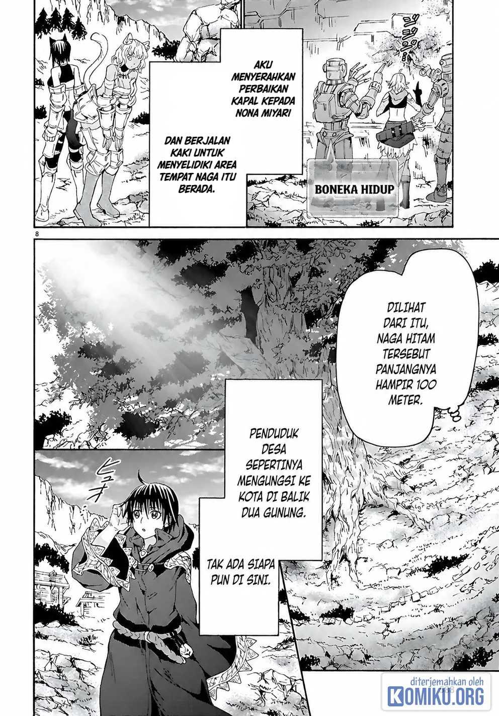 Death March kara Hajimaru Isekai Kyousoukyoku Chapter 121 Gambar 9