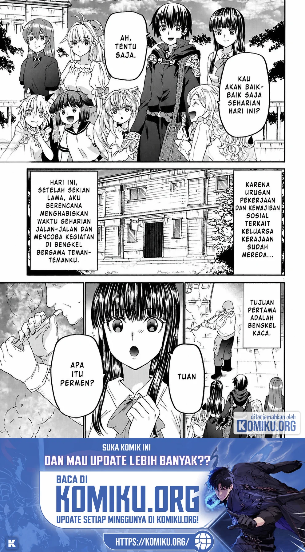 Komik Death March kara Hajimaru Isekai Kyousoukyoku Chapter 128 gambar 1