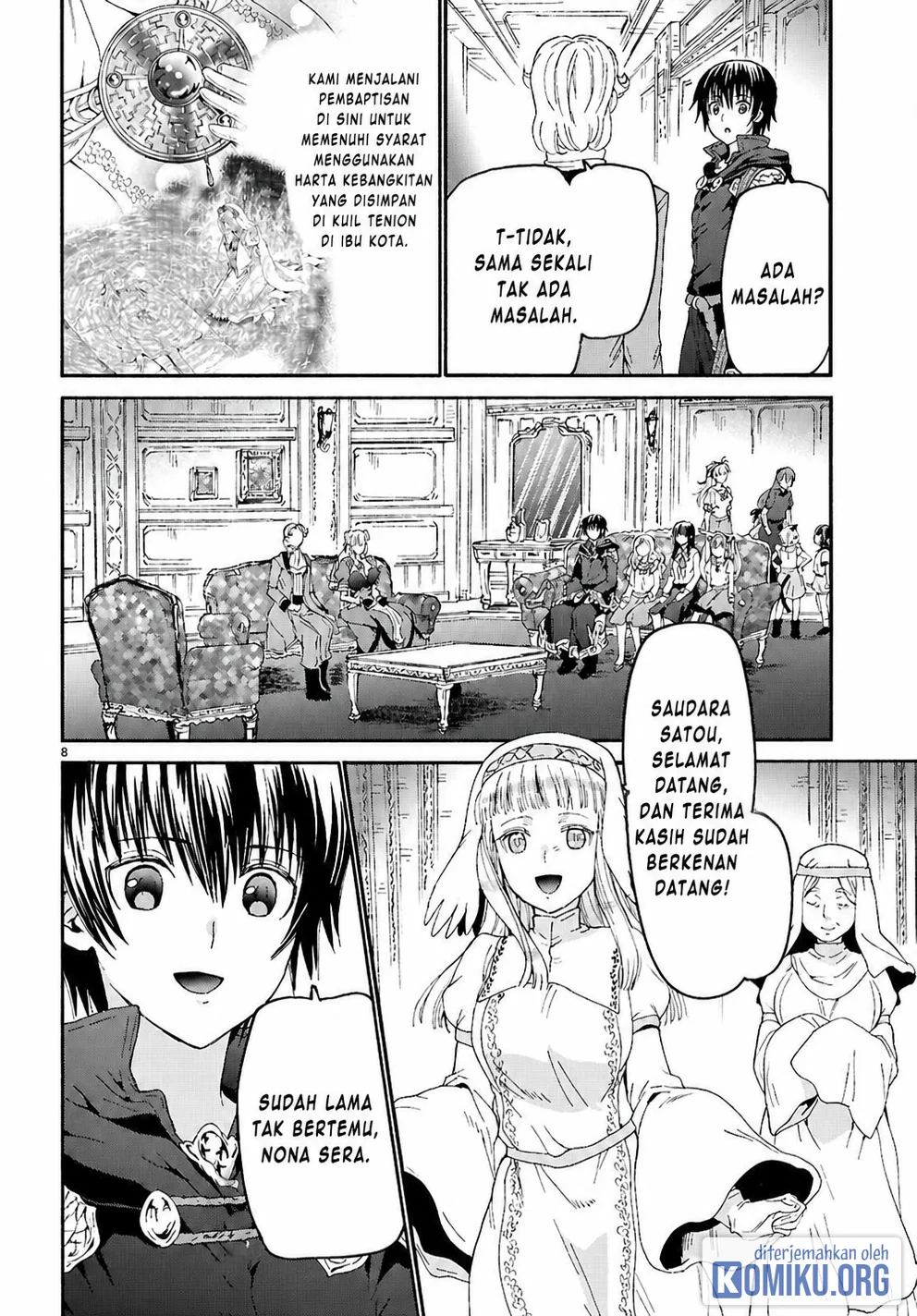 Death March kara Hajimaru Isekai Kyousoukyoku Chapter 129 Gambar 8