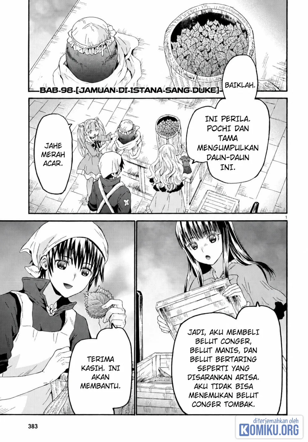 Komik Death March kara Hajimaru Isekai Kyousoukyoku Chapter 98 gambar 1