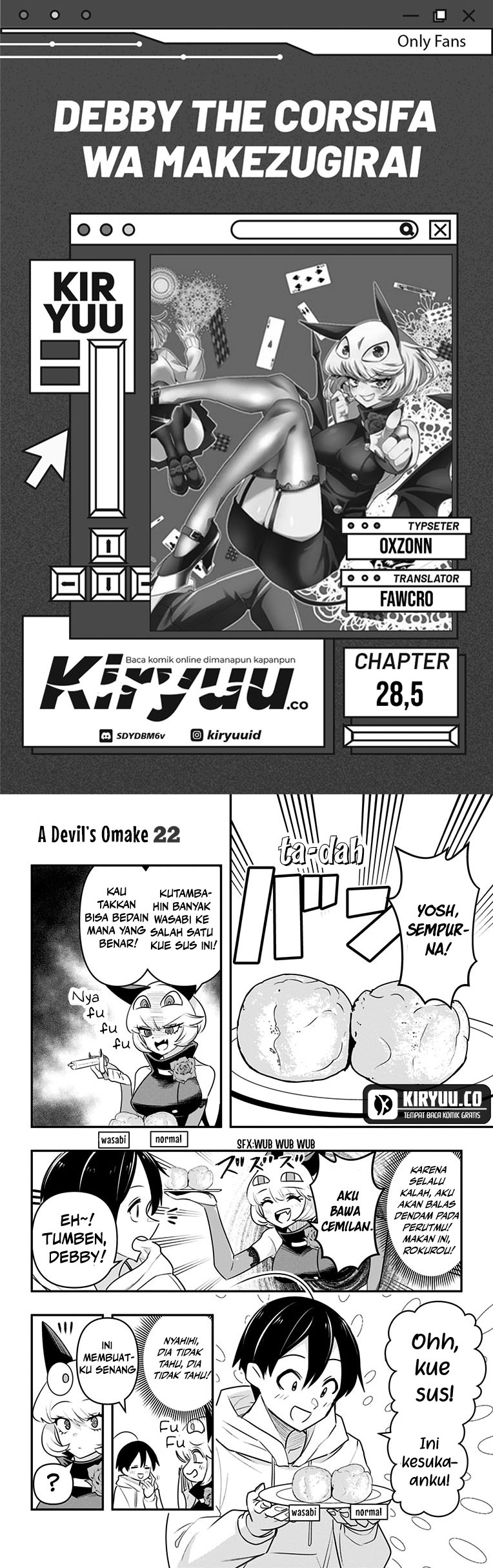 Baca Komik Debby the Corsifa wa Makezugirai Chapter 28.5 Gambar 1