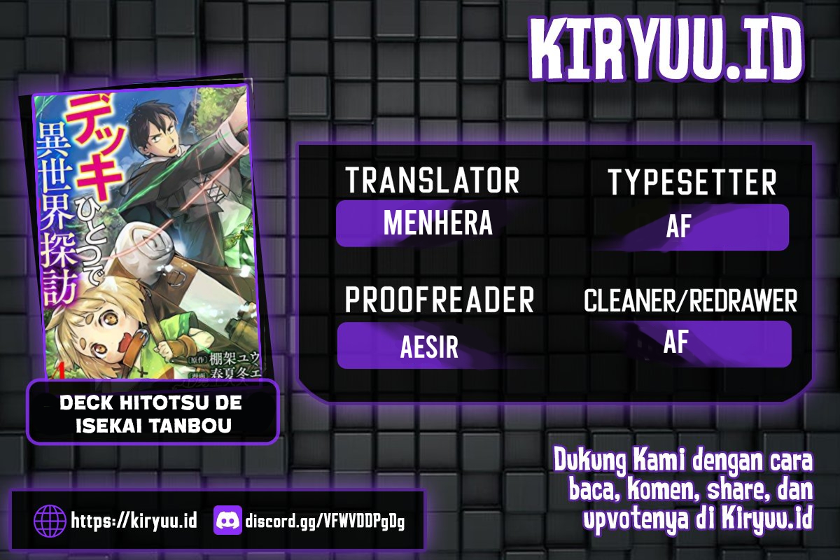 Baca Komik Deck Hitotsu de Isekai Tanbou Chapter 15 Gambar 1
