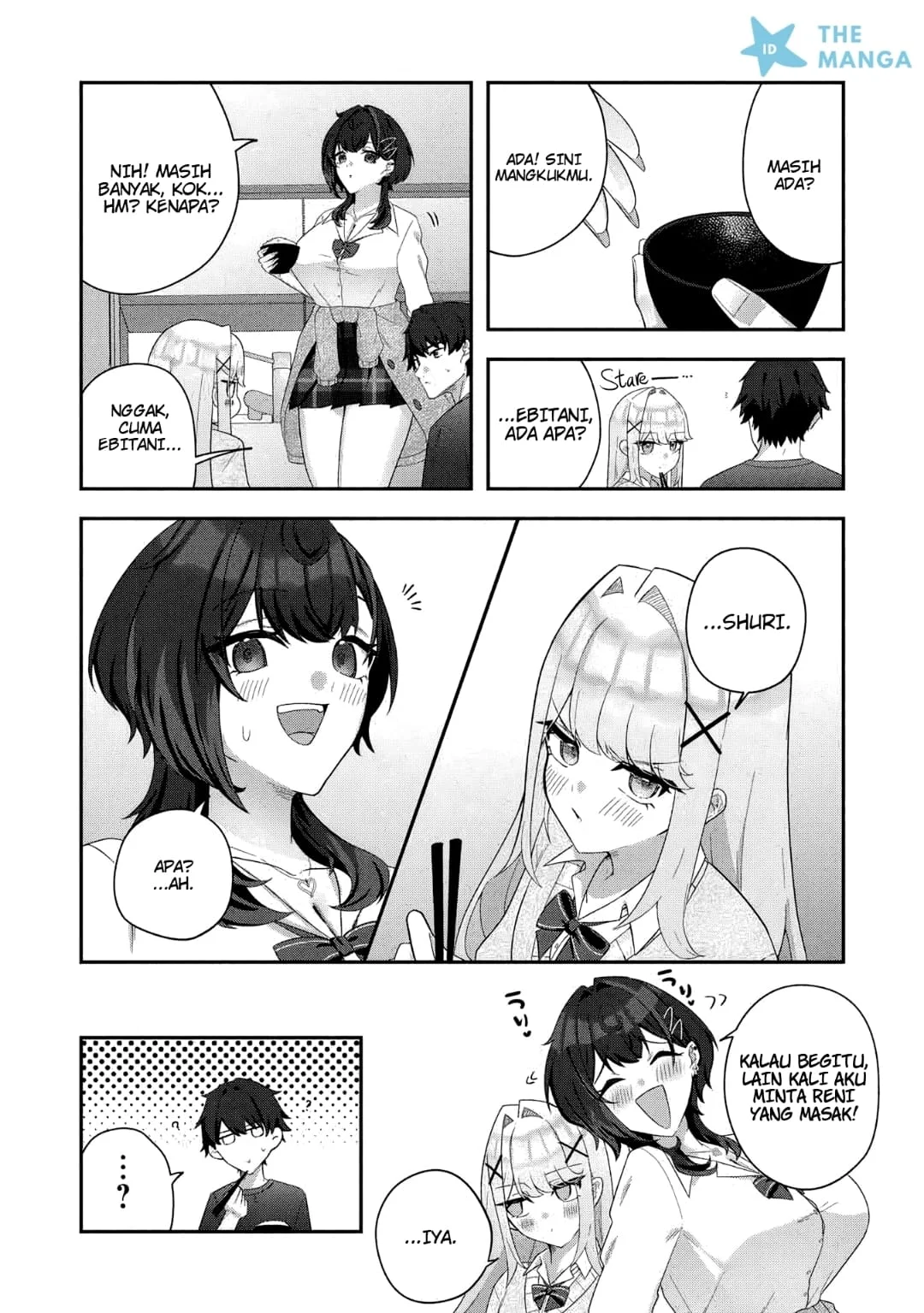 Dekkai Gyaru to Chicchai Gyaru ga Shitsuren Shita Ore no Shinkyo ni Iribitatteiru Chapter 1 Gambar 31