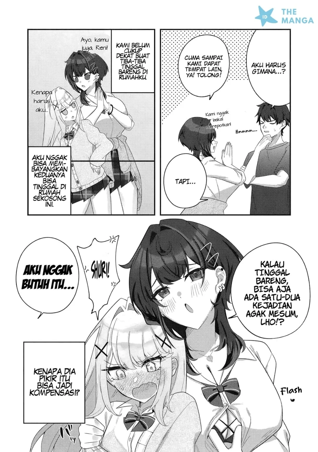 Dekkai Gyaru to Chicchai Gyaru ga Shitsuren Shita Ore no Shinkyo ni Iribitatteiru Chapter 1 Gambar 37