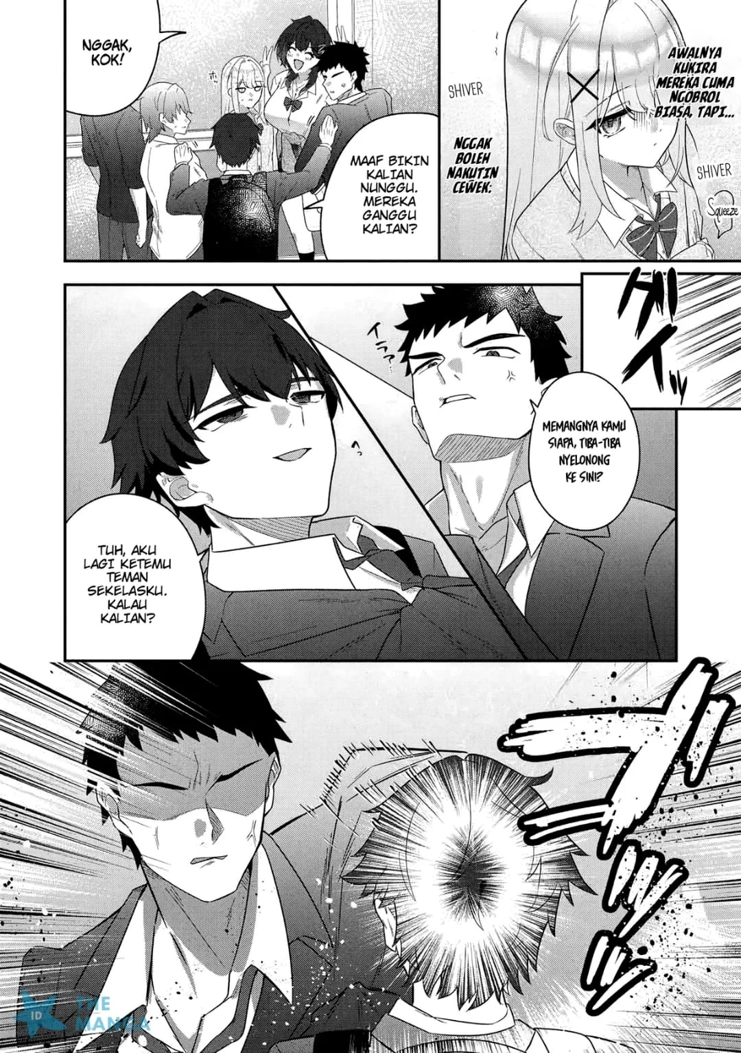 Dekkai Gyaru to Chicchai Gyaru ga Shitsuren Shita Ore no Shinkyo ni Iribitatteiru Chapter 1 Gambar 7