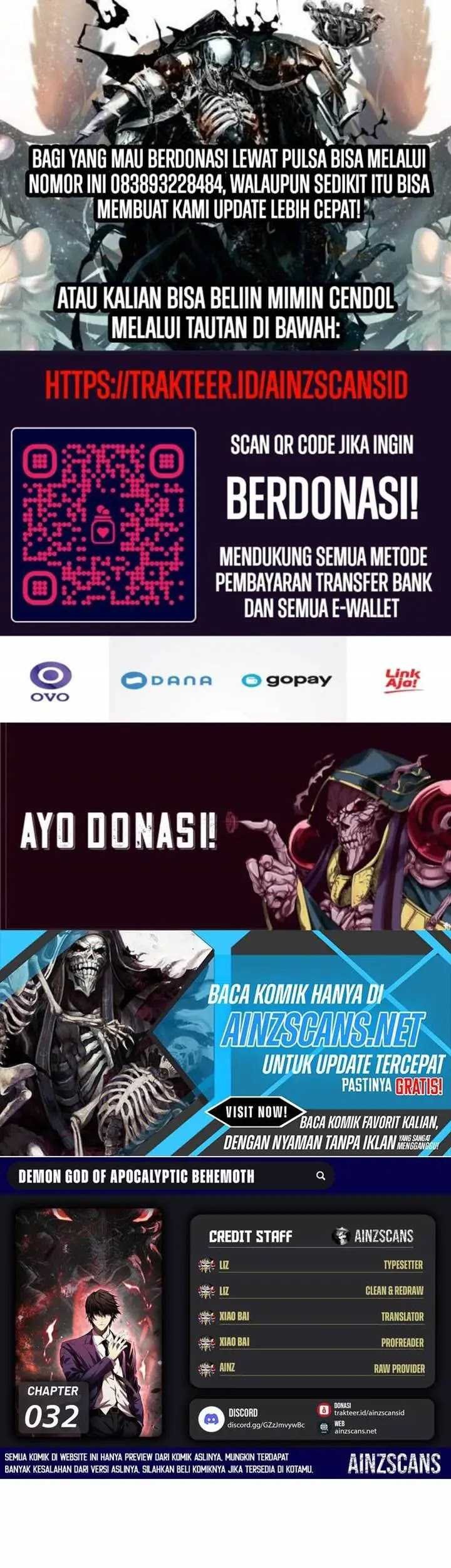 Baca Komik Demon God of Apocalyptic Behemot Chapter 32 Gambar 1