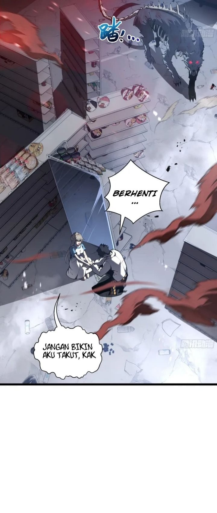 Disaster Comes: I Evolve Into the Crimson King Chapter 1 Gambar 59