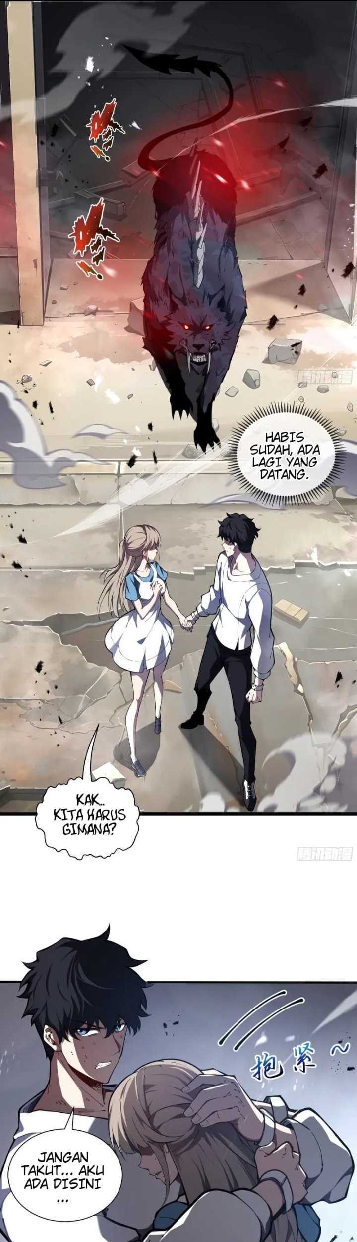 Disaster Comes: I Evolve Into the Crimson King Chapter 1 Gambar 65