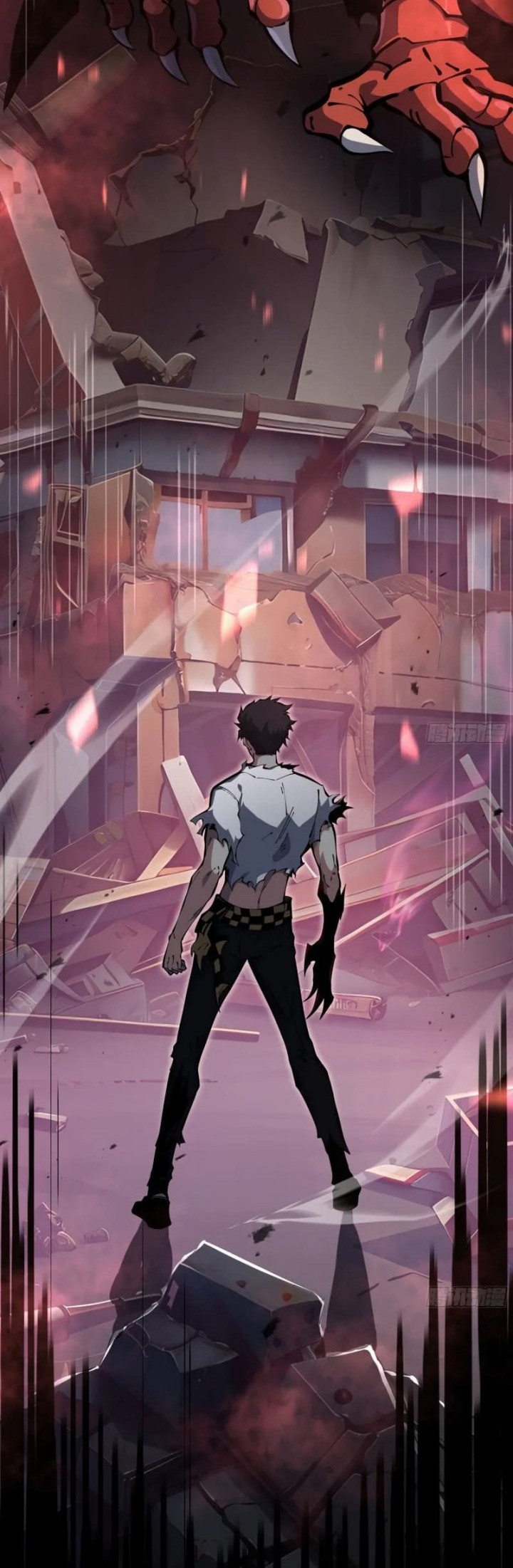Disaster Comes: I Evolve Into the Crimson King Chapter 1 Gambar 5