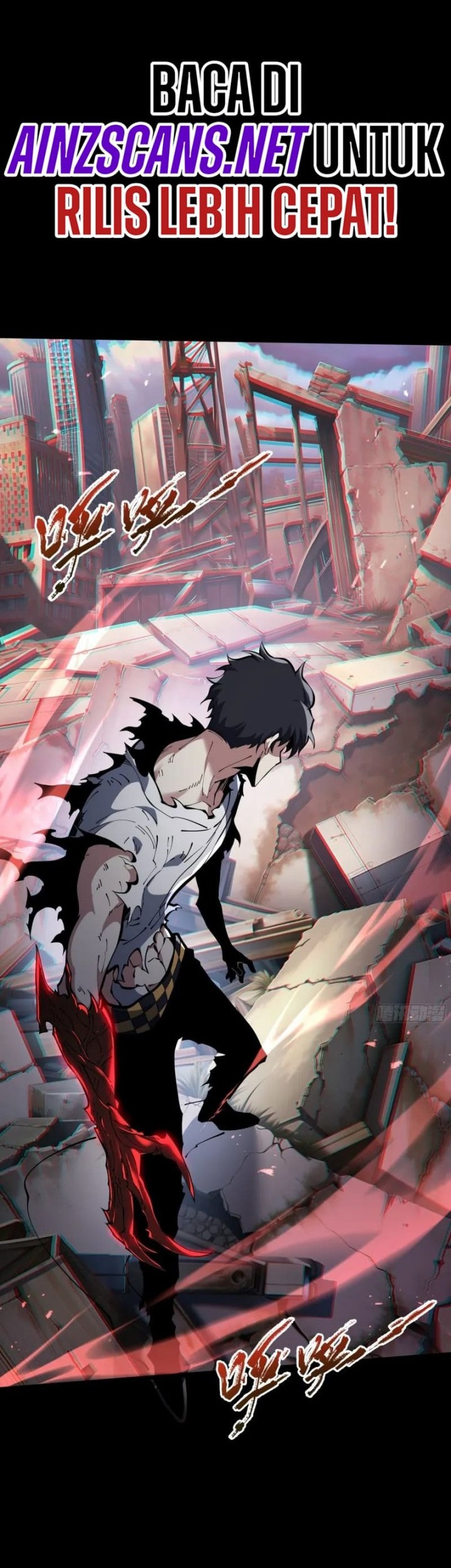 Disaster Comes: I Evolve Into the Crimson King Chapter 1 Gambar 16