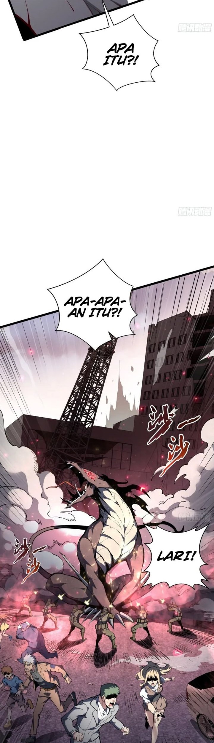 Disaster Comes: I Evolve Into the Crimson King Chapter 1 Gambar 33