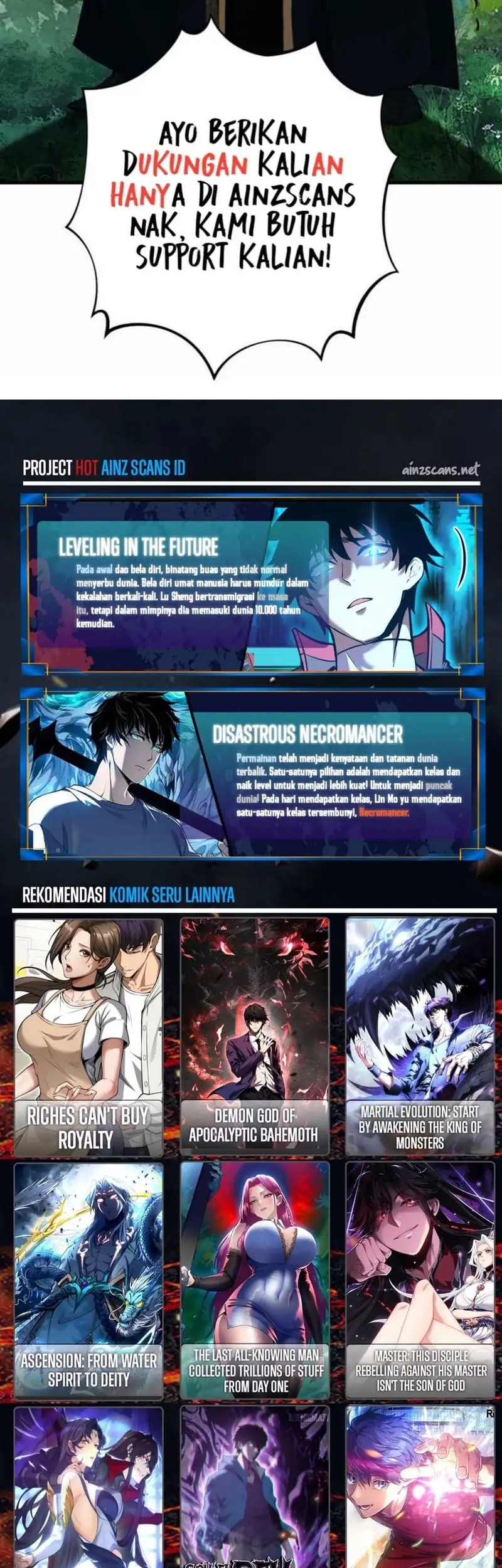 Disaster Comes: I Evolve Into the Crimson King Chapter 2 Gambar 65