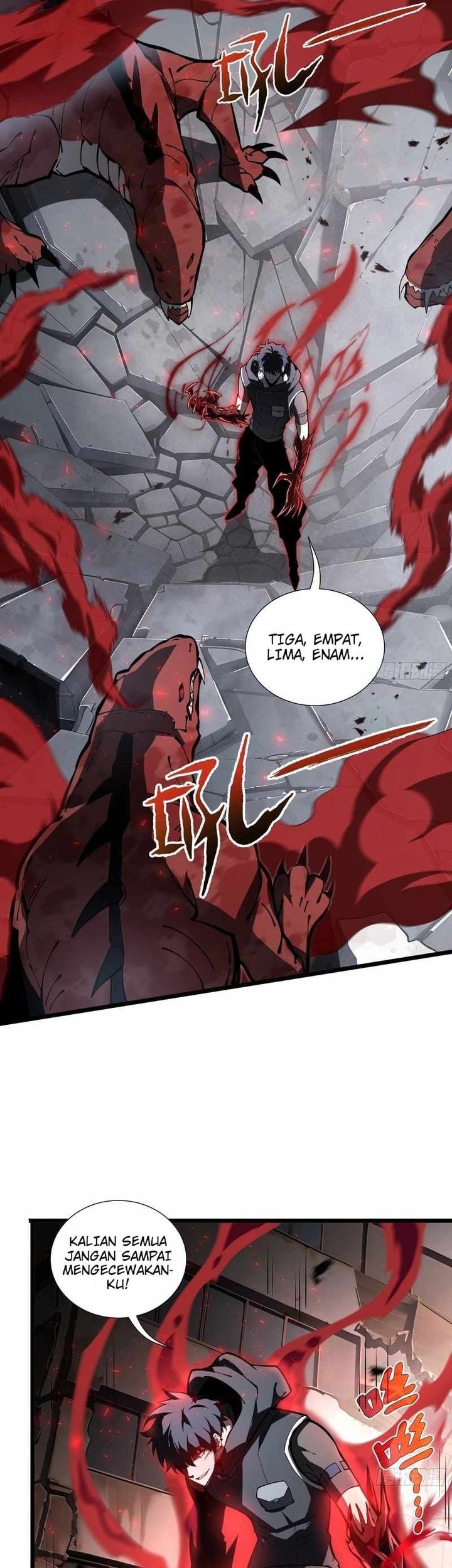 Disaster Comes: I Evolve Into the Crimson King Chapter 3 Gambar 49