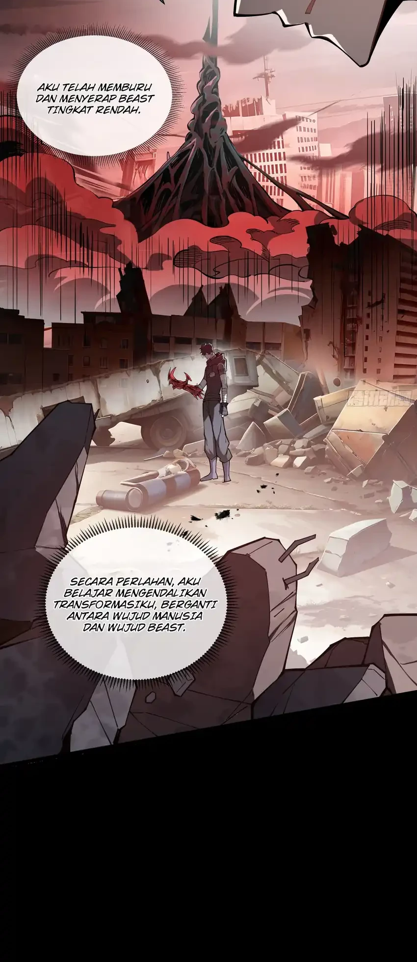 Disaster Comes: I Evolve Into the Crimson King Chapter 4 Gambar 16