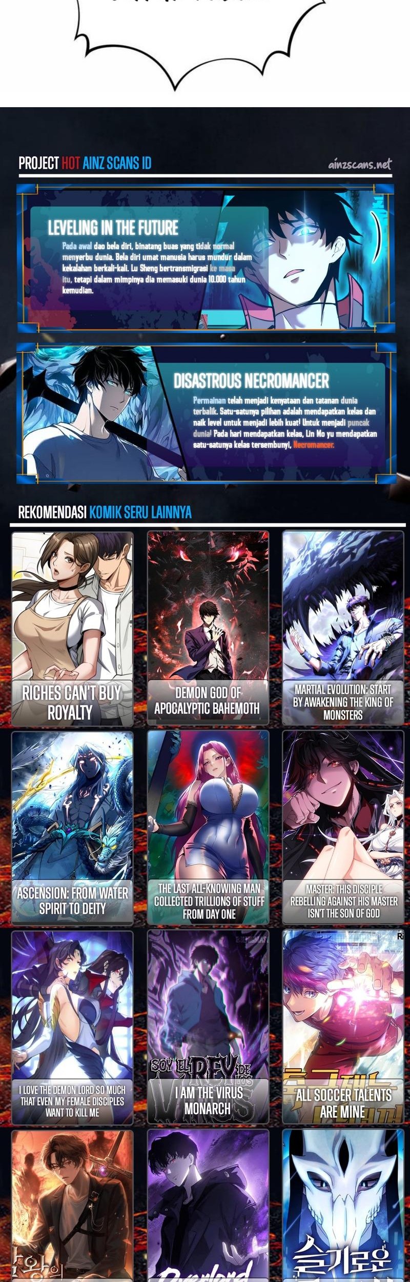 Disastrous Necromancer Chapter 188 Gambar 41