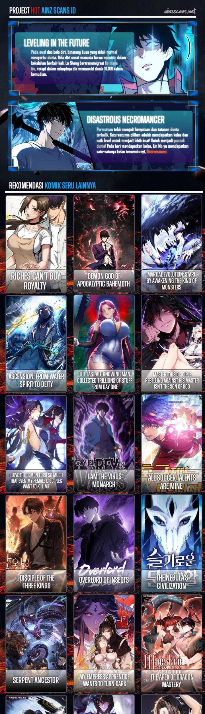 Disastrous Necromancer Chapter 190 Gambar 41