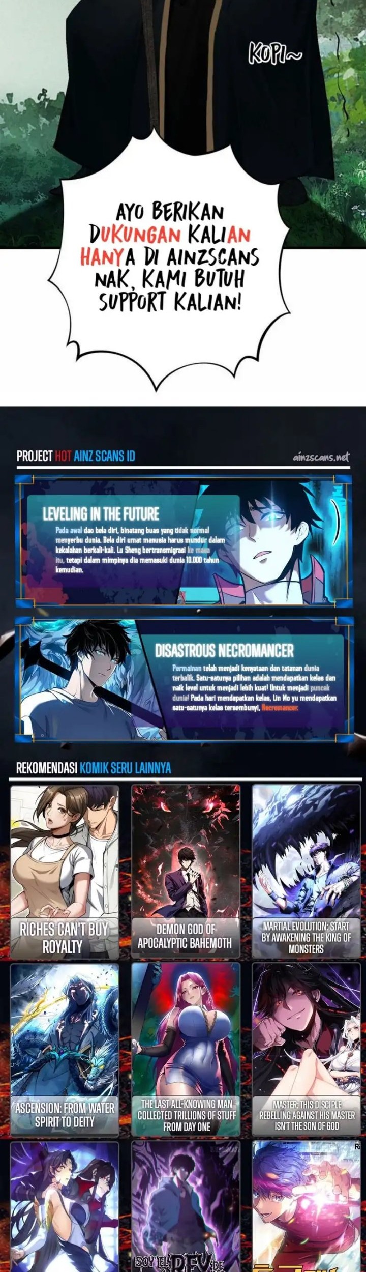 Disastrous Necromancer Chapter 204 Gambar 45