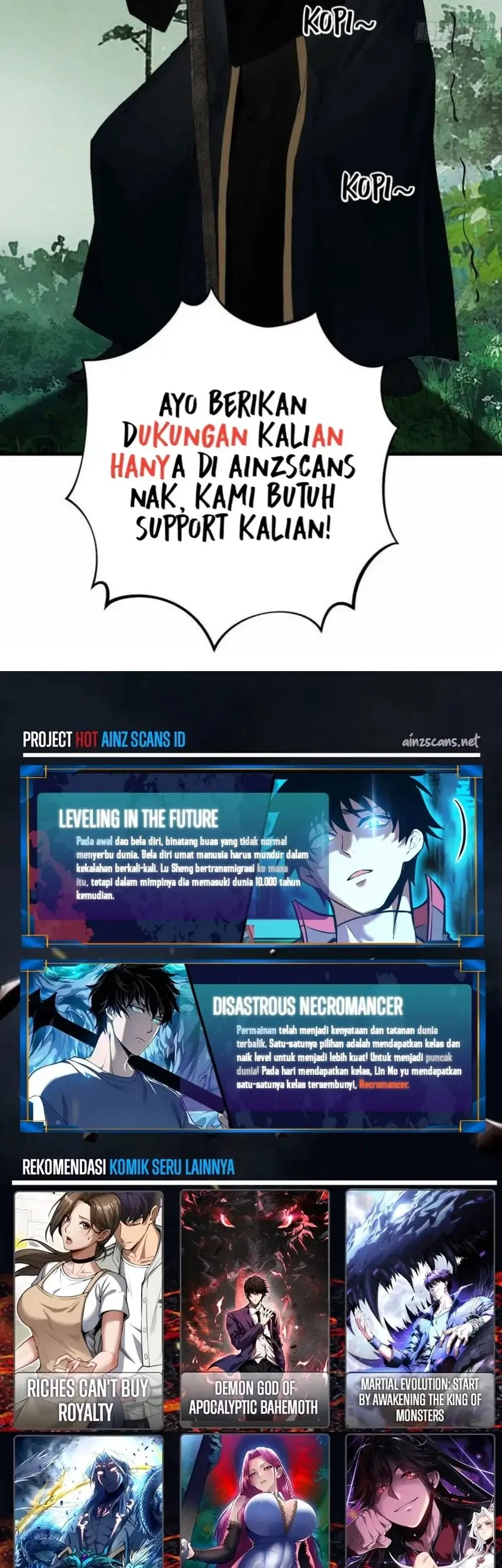 Disastrous Necromancer Chapter 231 Gambar 49