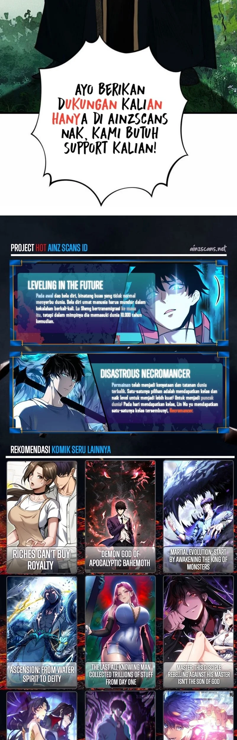 Disastrous Necromancer Chapter 232 Gambar 46