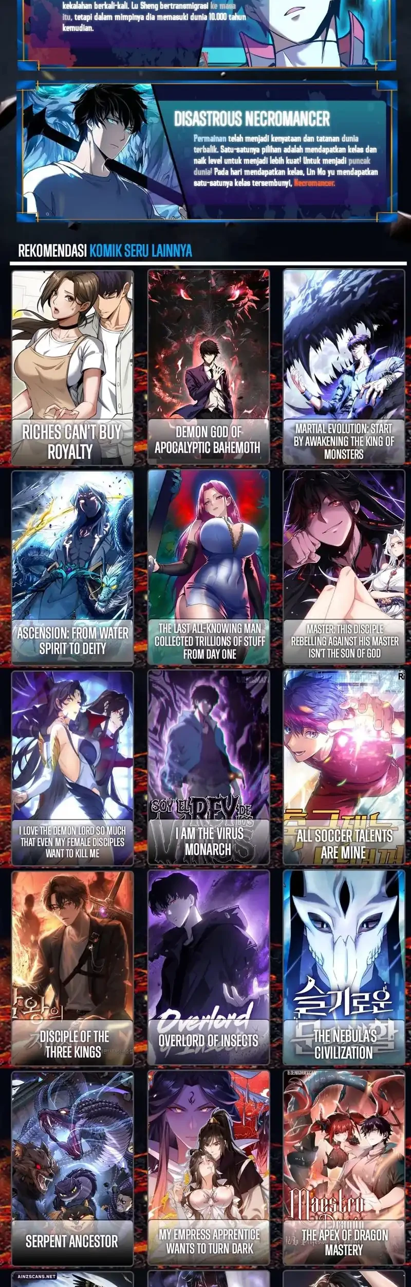 Disastrous Necromancer Chapter 247 Gambar 42