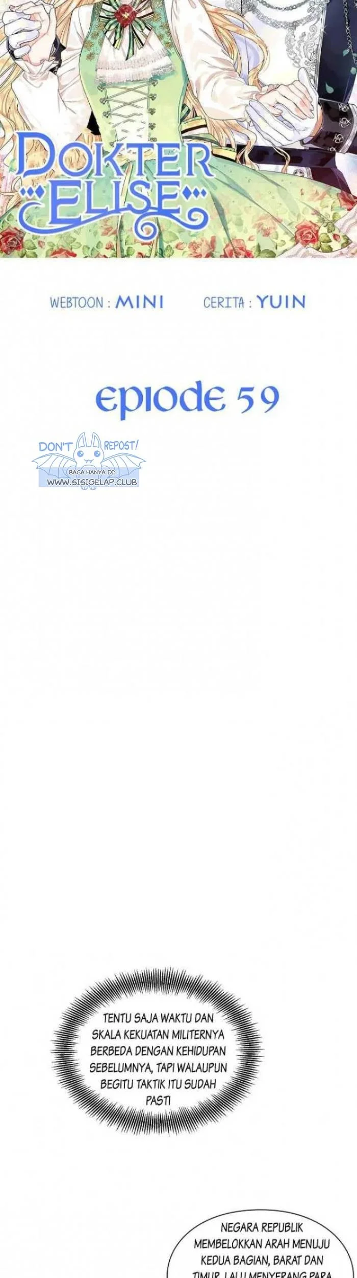 Doctor Elise: The Royal Lady With the Lamp Chapter 59 Gambar 3