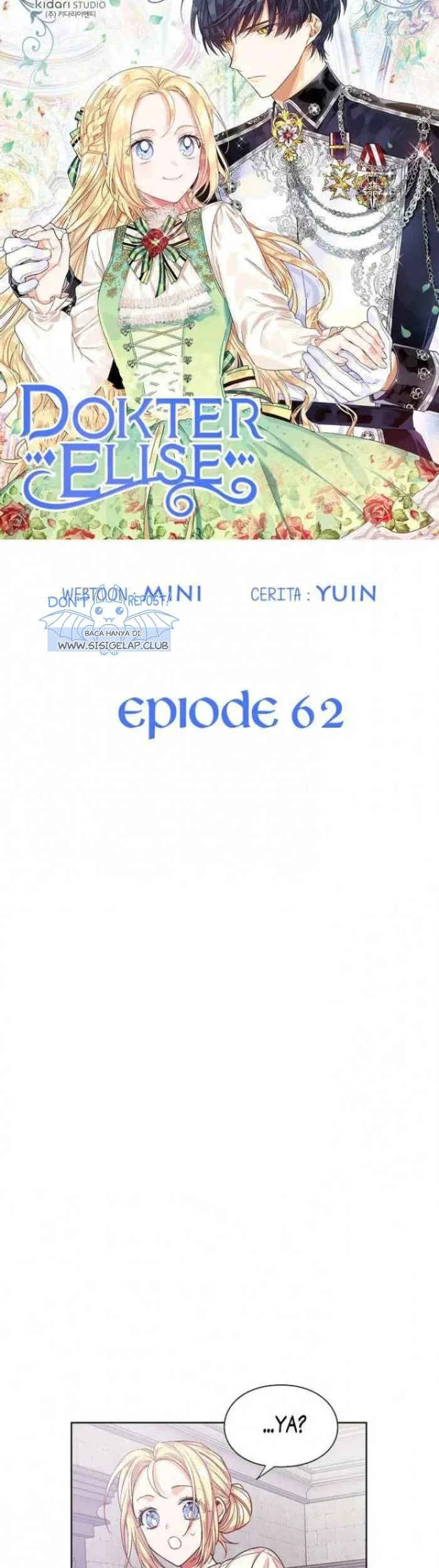 Doctor Elise: The Royal Lady With the Lamp Chapter 62 Gambar 3