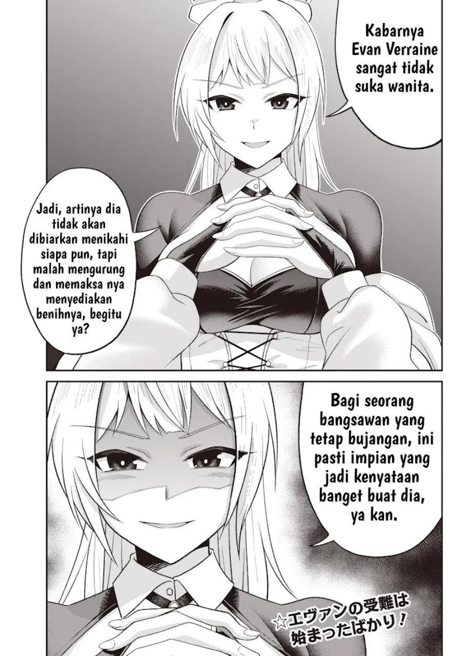 Dokushin Kizoku: Danjohi 1:99 Sekai no Akuyaku Reisoku Chapter 1 halaman 47